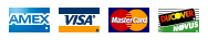 Accepted payment methods: Visa, MasterCard, American Express, Discover